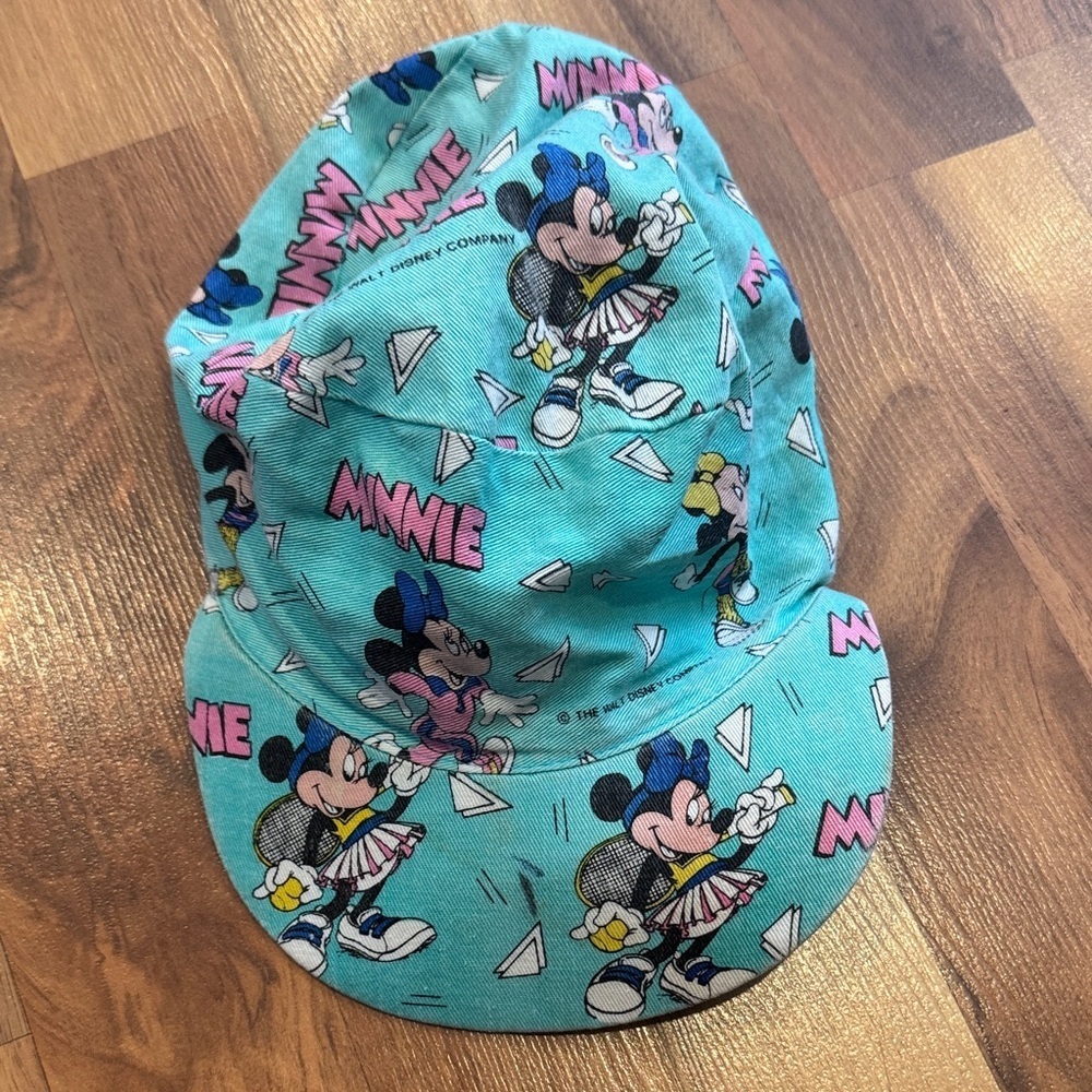 Vintage Disney Minnie Mouse Kids Hat - Teal
